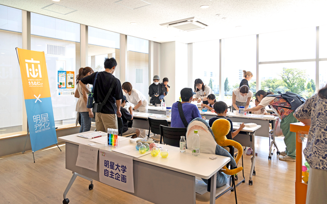 立川クリーンセンター「たちむにぃ」にて学生たちがイベントを行いました！